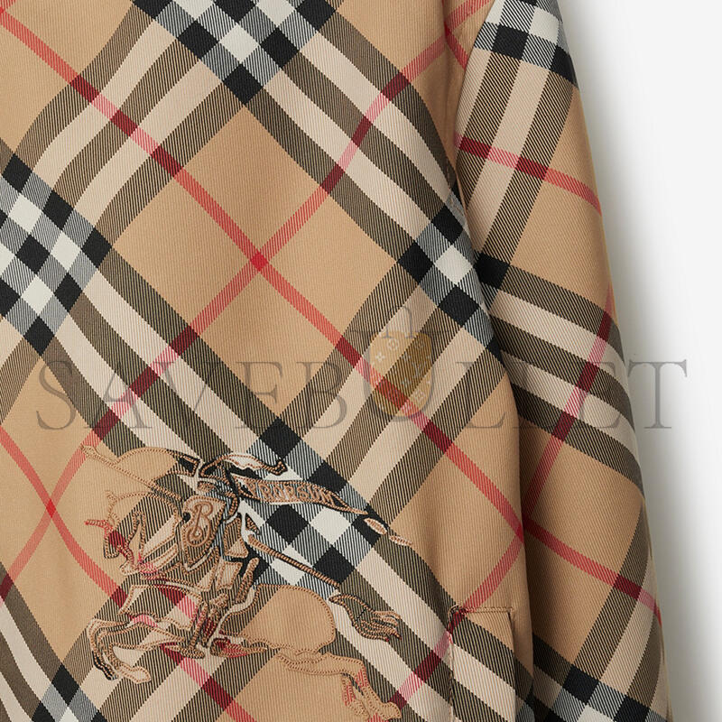 Bv*b*rry wendbare cropped-jacke in check 80872291